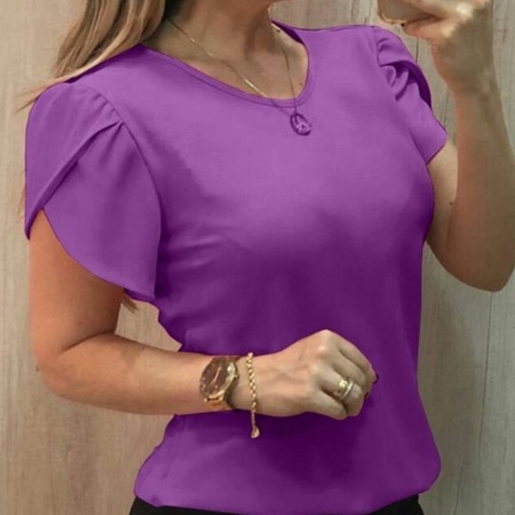 Short Sleeve Blouse - Picture 1 of 1